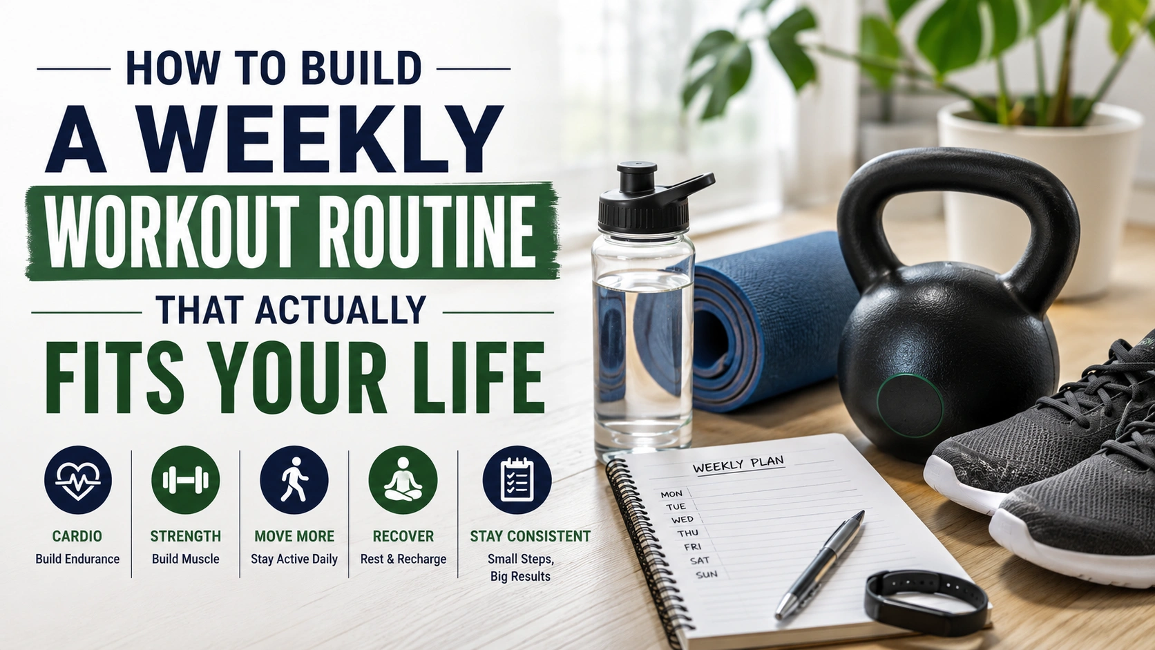 How to Build a Weekly Workout Routine That Actually Fits Your Life
